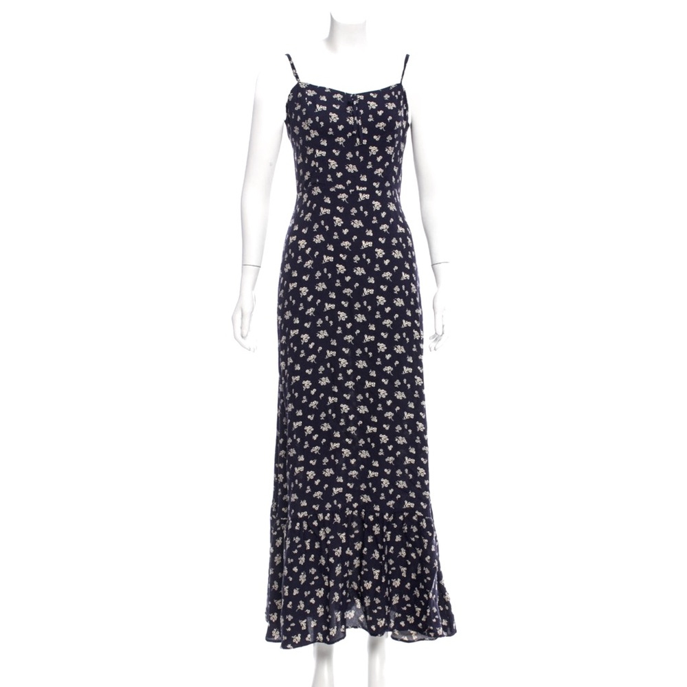 Reformation prairie dress blue, size 2